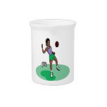 Female Soccer Player Pitchers
