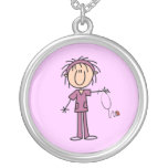 Female Stick Figure Nurse Jewelry