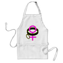 female submissive collar apron