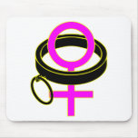 female submissive collar mouse pads