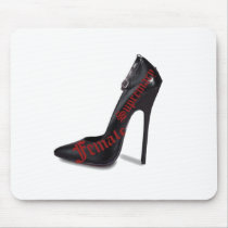 FEMALE SUPREMACY HEEL MOUSE PAD