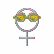 Female Swimmer embroidered shirts