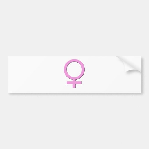 Female Symbol Bumper Sticker