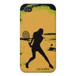 Female Tennis Player iPhone 4 Case