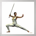 Female Warrior Print