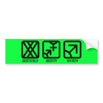 FemaleBoth to Male Light Bumper Sticker bumper stickers