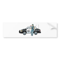 femalecopnoemail bumper stickers