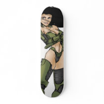 FemaleSpartan Skateboard by XboXlaD FemaleSpartan Skateboard