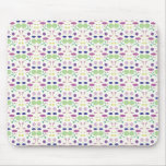 Feminine and Pretty Polka Dot Pattern mousepads