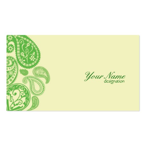 Feminine collection2 business card templates (front side)