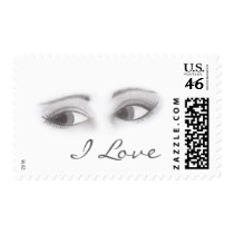 Feminine Eyes postage