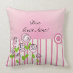 Feminine Great Aunt Pillow Best Great Aunt pillows