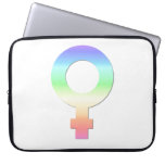 Feminine Pastel Rainbow Proud Female Symbol Venus electronics bags