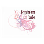 Feminism Babe Postcard