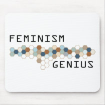 Feminism Genius mousepads