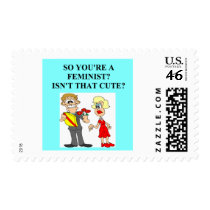 feminism joke postage
