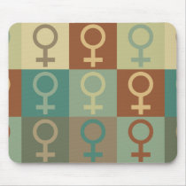 Feminism Pop Art mousepads