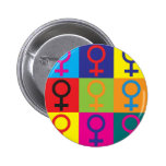 Feminism Pop Art Pin