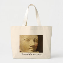 Feminism quote -  History is herstory too. Tote Bag