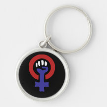 Feminismo americano llaveros personalizados