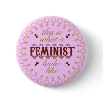 Feminist Button