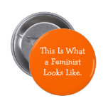 Feminist Button buttons