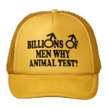Feminist funny animal test hats