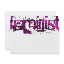 Feminist invitations by incurablehippie Feminist invitations