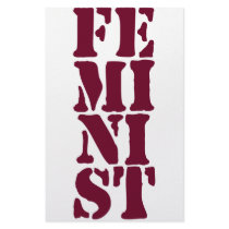 Feminist! stationery by incurablehippie Feminist! stationery