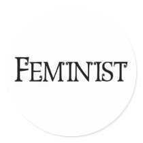 Feminist Round Stickers