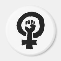 Feminist Symbol Fridge Magnet