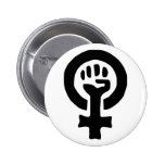 Feminist Symbol Logo Buttons