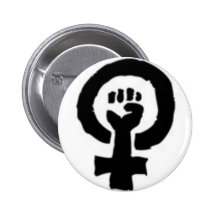 Feminist Symbol Pinback Button