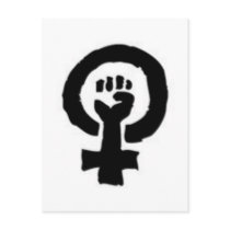 Feminist Symbol Post Card