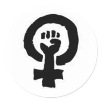 Feminist Symbol Round Sticker