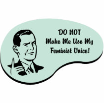 Feminist Voice photo sculptures