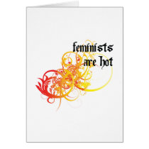Feminists Are Hot cards by itsallhot Feminists Are Hot cards