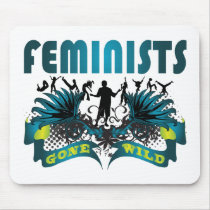 Feminists Gone Wild mousepads