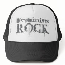 Feminists Rock hats by busybrain Feminists Rock hats