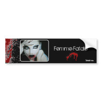 'Femme Fatale' Bumper Sticker