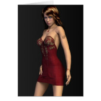 Femme Fatale Greeting Cards