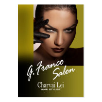 Femme Fatale Sexy Hair Stylist chubby business cards