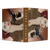 Femme Fatale - Smoking and Guns Moll Binder by uniqueandkinky Femme Fatale - Smoking and Guns Moll Binder