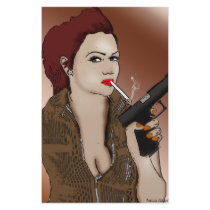 Femme Fatale - Smoking and Guns Stationery Design