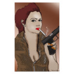 Femme Fatale - Smoking and Guns Stationery Design