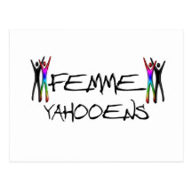Femme yahoo postcard