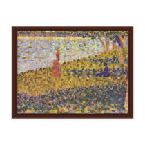 Femmes Au Bord De L'Eau By Seurat Georges Postcards
