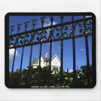 "Fence Me In" Mousepad by GreenGardenGates "Fence Me In" Mousepad