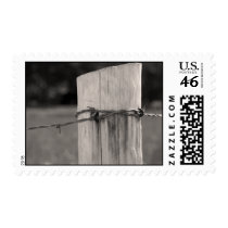 Fence Post and Wire Postage
