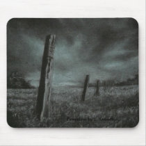 Fenceline by L. Knowlton mousepads by lucindaknowlton Fenceline by L. Knowlton mousepads